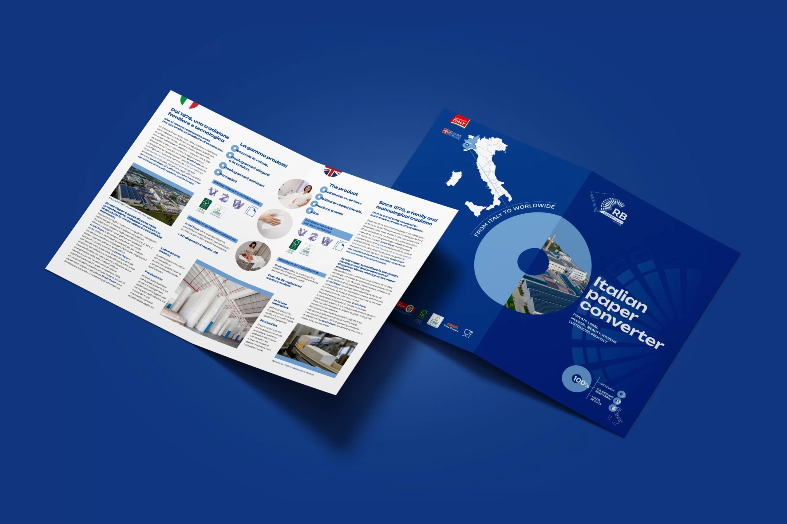 brochure aziendale erebi paper